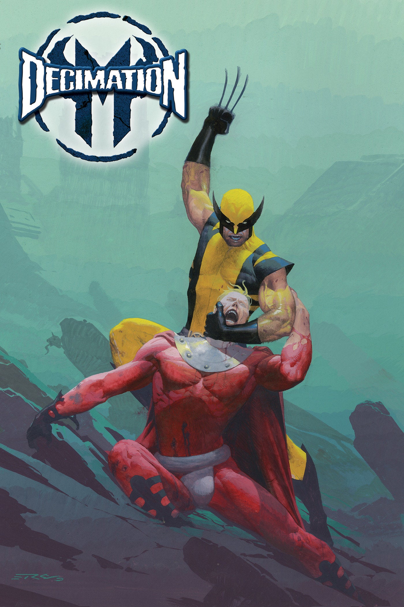 X-MEN: DECIMATION OMNIBUS ESAD RIBIC COVER [DM ONLY] HC