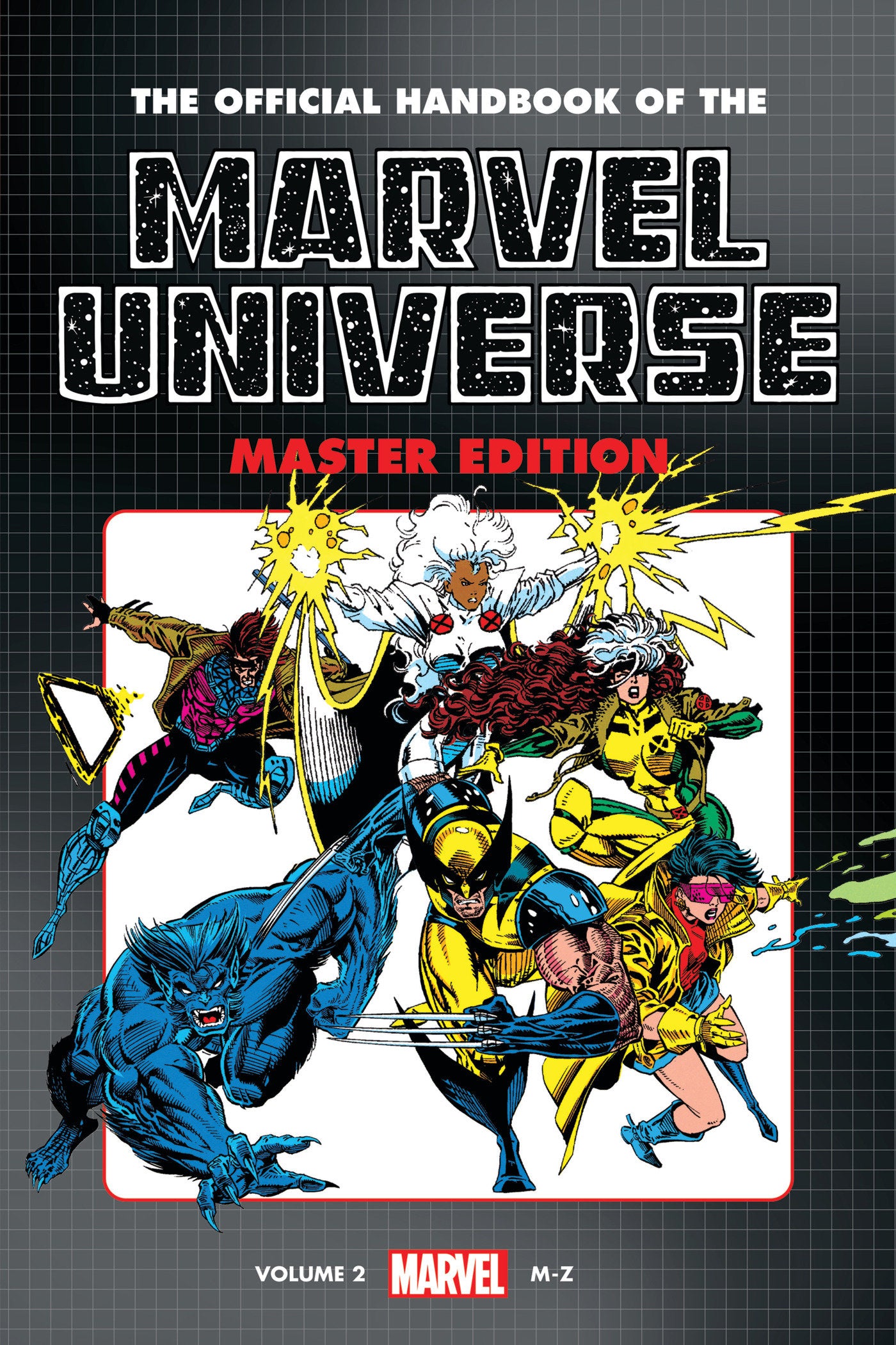 Official Handbook Of The Marvel Universe: Master Edition Omnibus Vol. 2 X-Men Cover [DM Only] HC