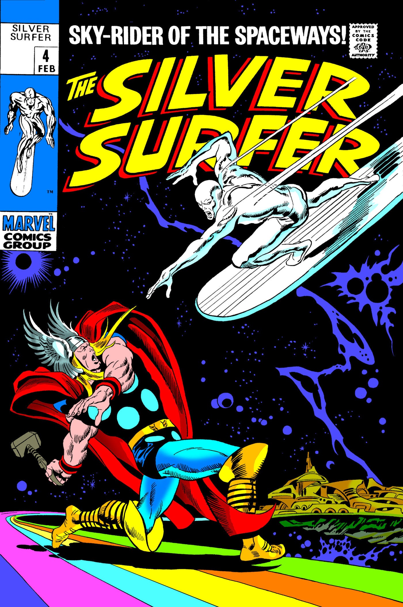 Silver Surfer Omnibus Vol. 1 John Buscema Thor Cover [New Printing 2, DM Only]