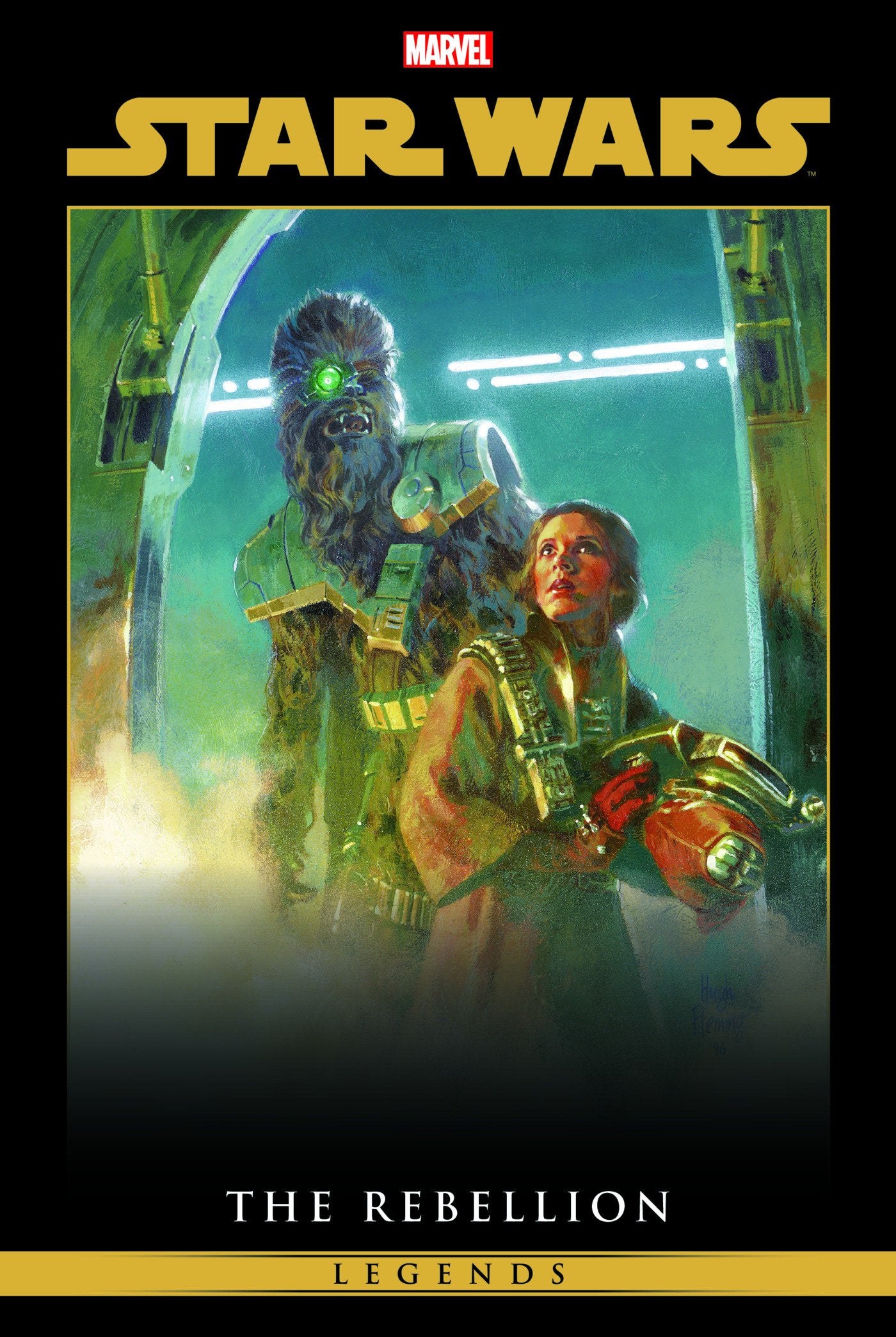 Star Wars Legends: The Rebellion Omnibus Vol. 3 Hugh Fleming Leia Cover [DM Only]