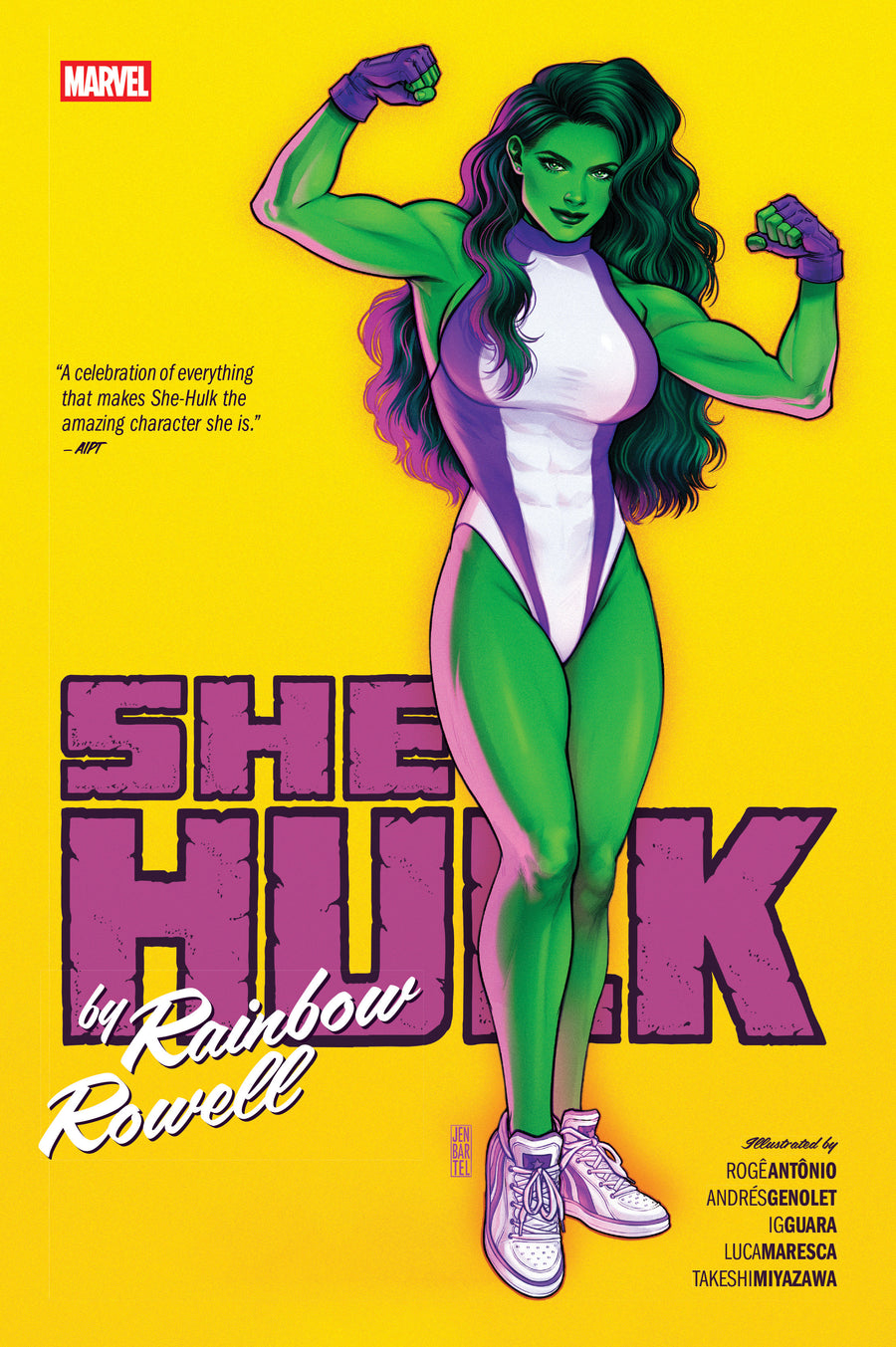 She-Hulk By Rainbow Rowell Omnibus Jen Bartel Cover