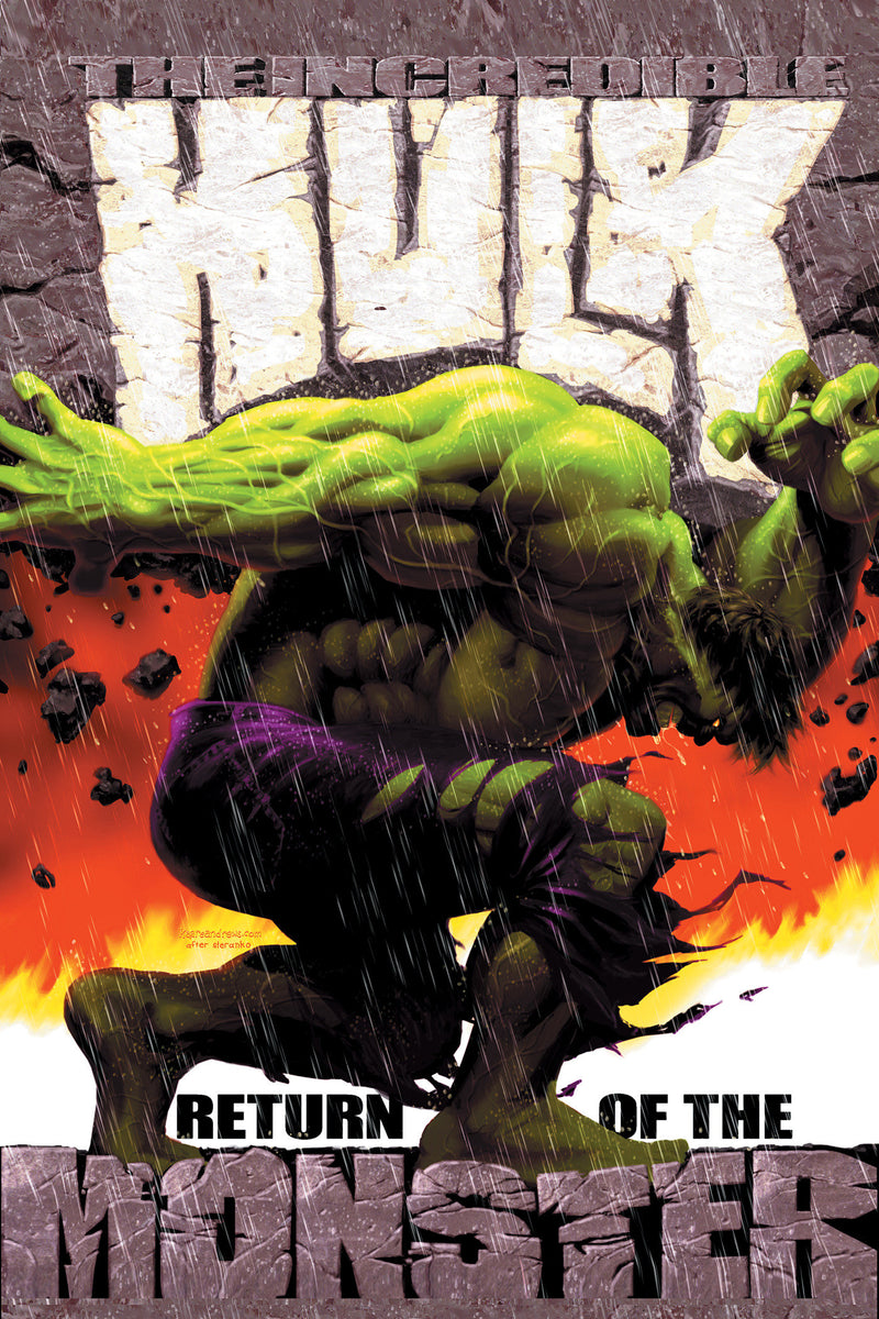 Incredible Hulk: Return Of The Monster Omnibus Kaare Andrews Cover
