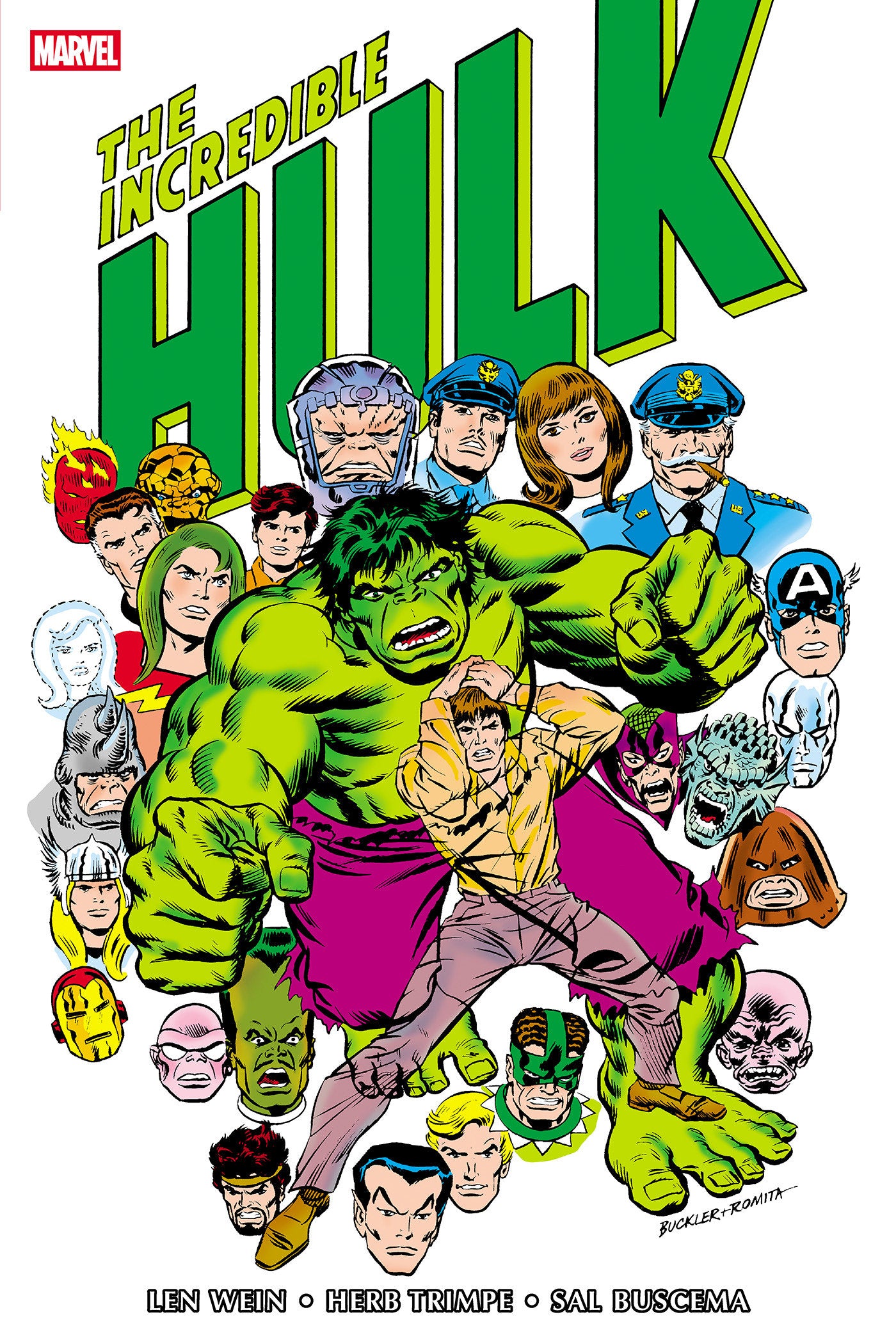 THE INCREDIBLE HULK OMNIBUS VOL. 4 RICH BUCKLER COVER
