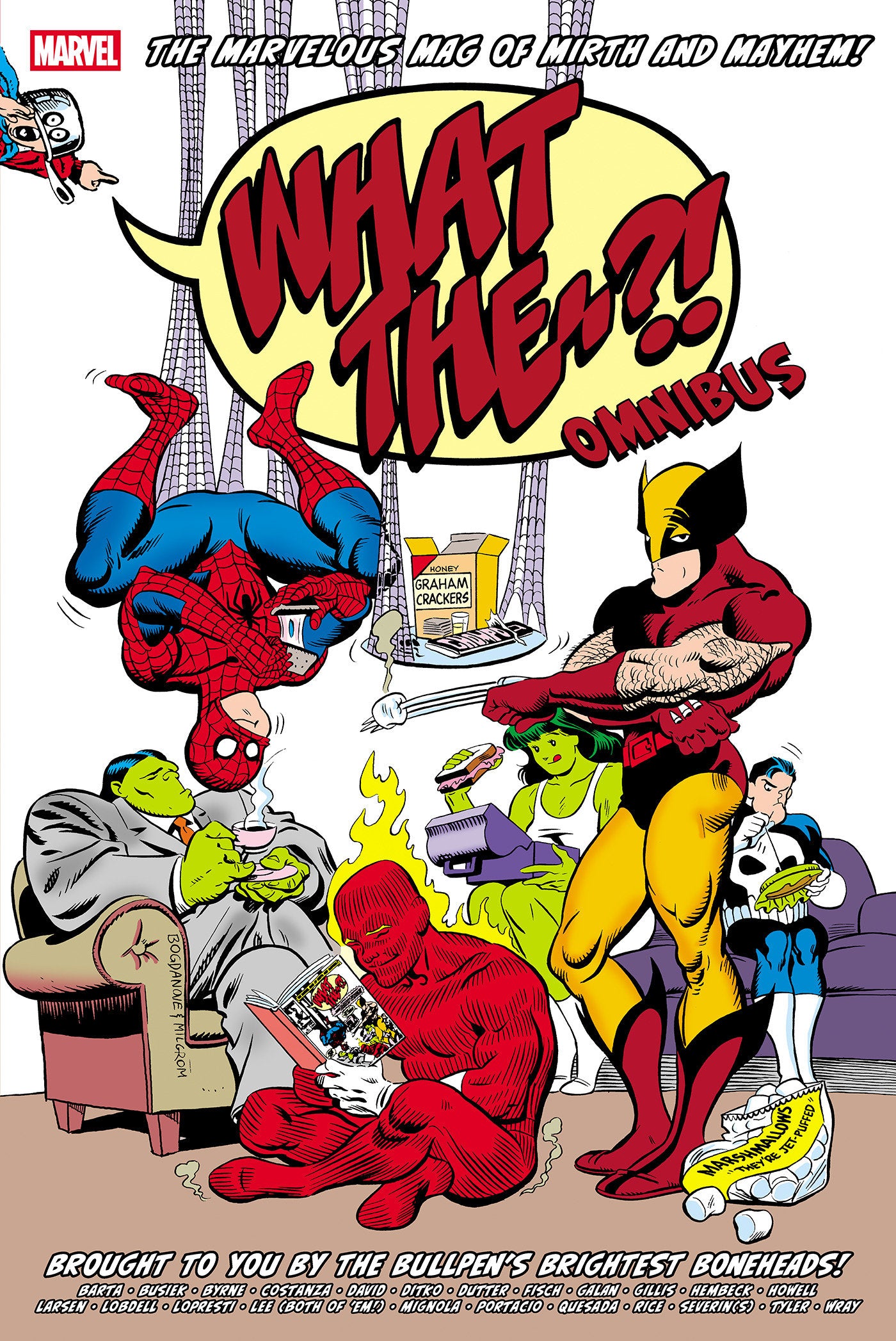 WHAT THE--?! OMNIBUS JON BOGDANOVE COVER