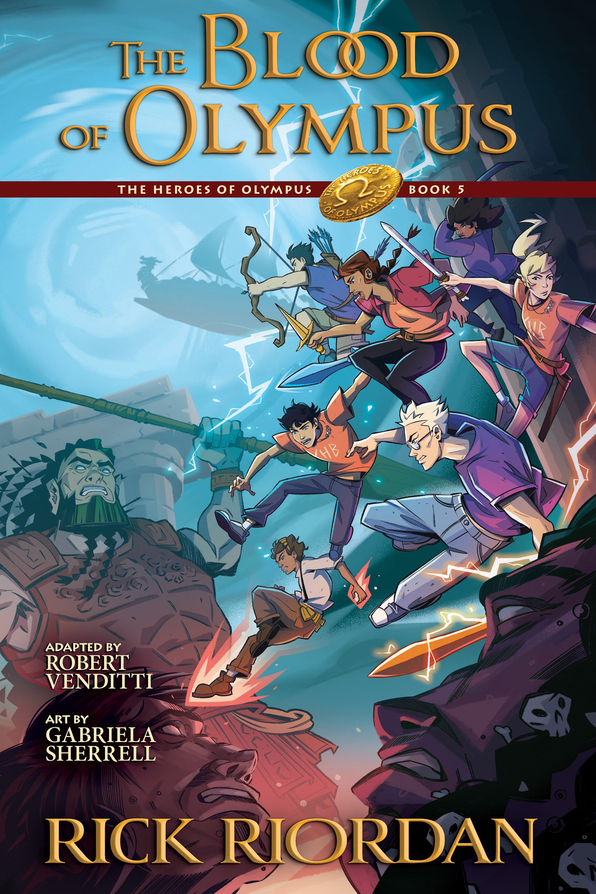 HEROES OF OLYMPUS, THE, BOOK FIVE: THE BLOOD OF OLYMPUS, THE GRAPHIC NOVEL TPB