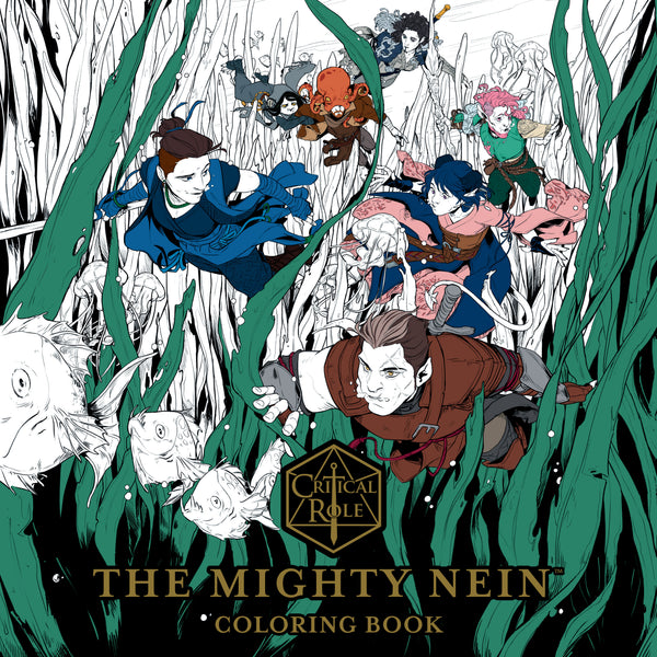 Critical Role: The Mighty Nein Coloring Book CL