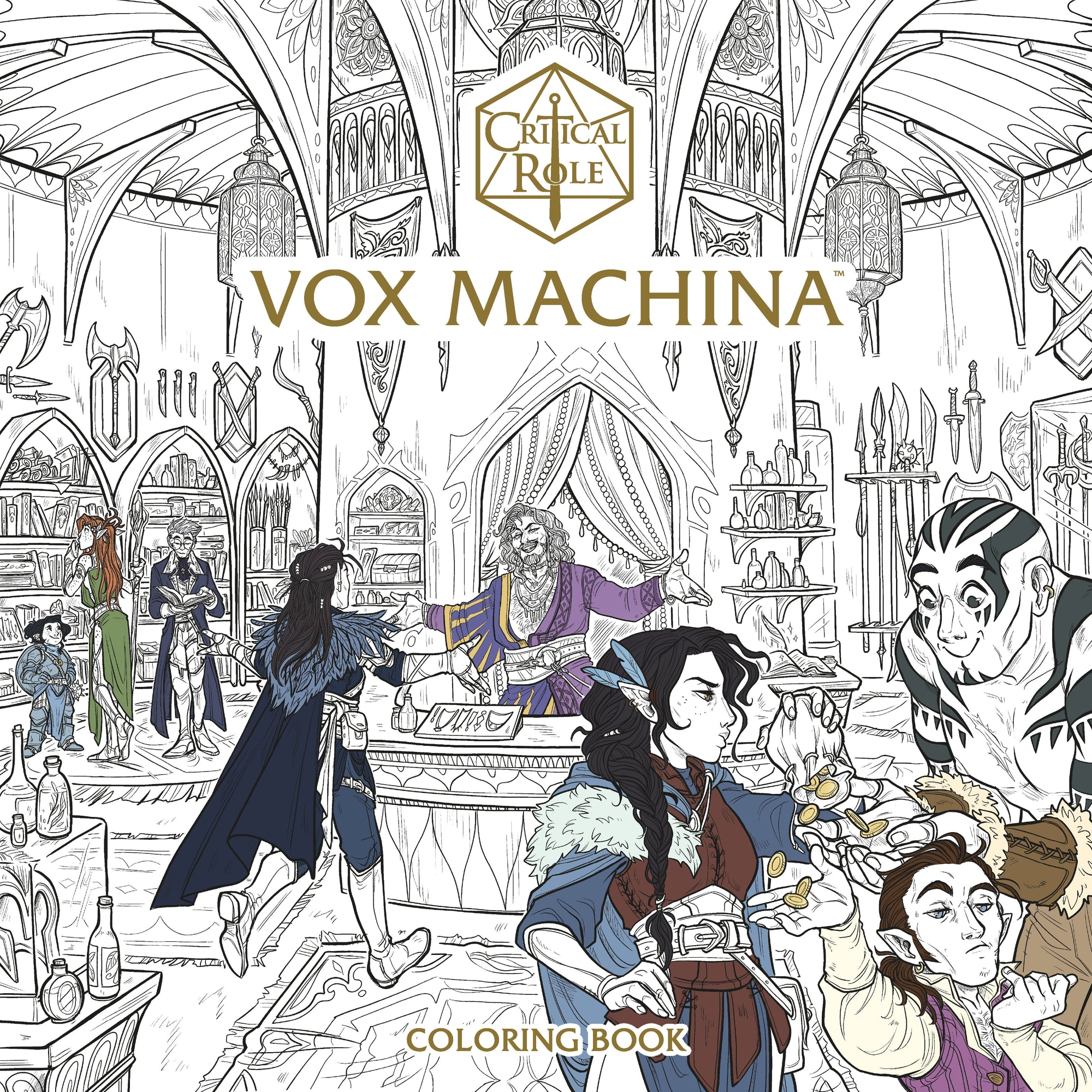 Critical Role: Vox Machina Coloring Book CL