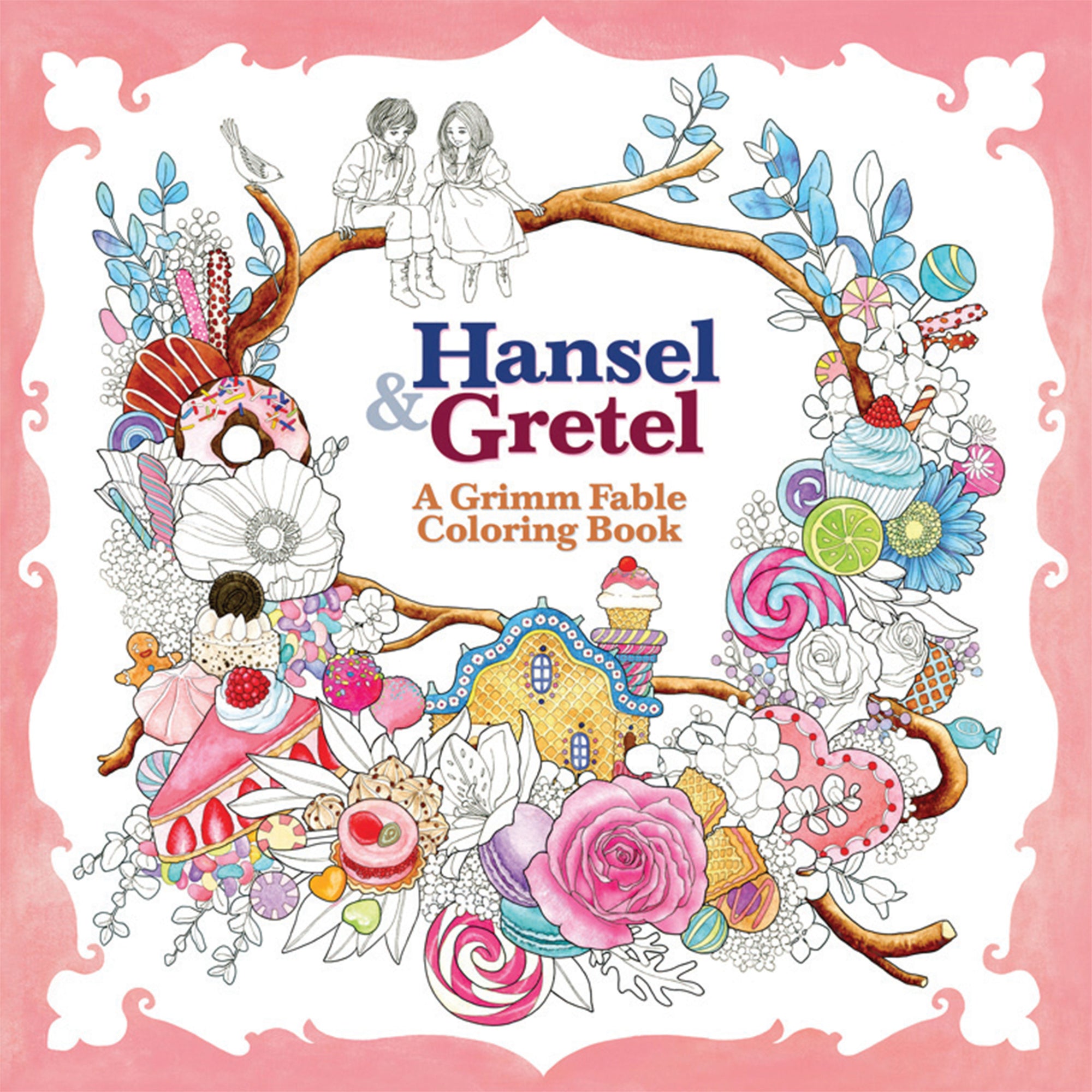 Hansel and Gretel: A Grimm Fable Coloring Book TPBMR