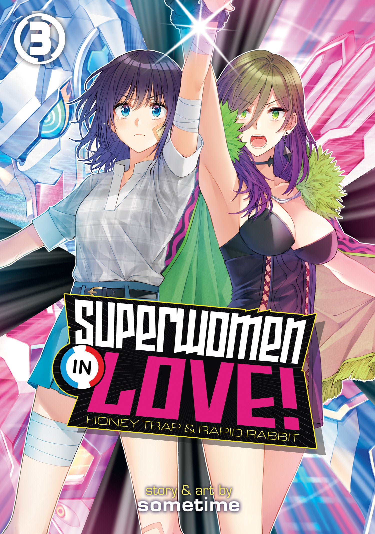 Superwomen in Love! Honey Trap and Rapid Rabbit Vol. 3 TPBMR