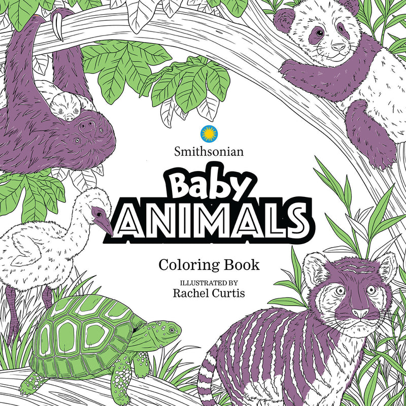Baby Animals: A Smithsonian Coloring Book TPB