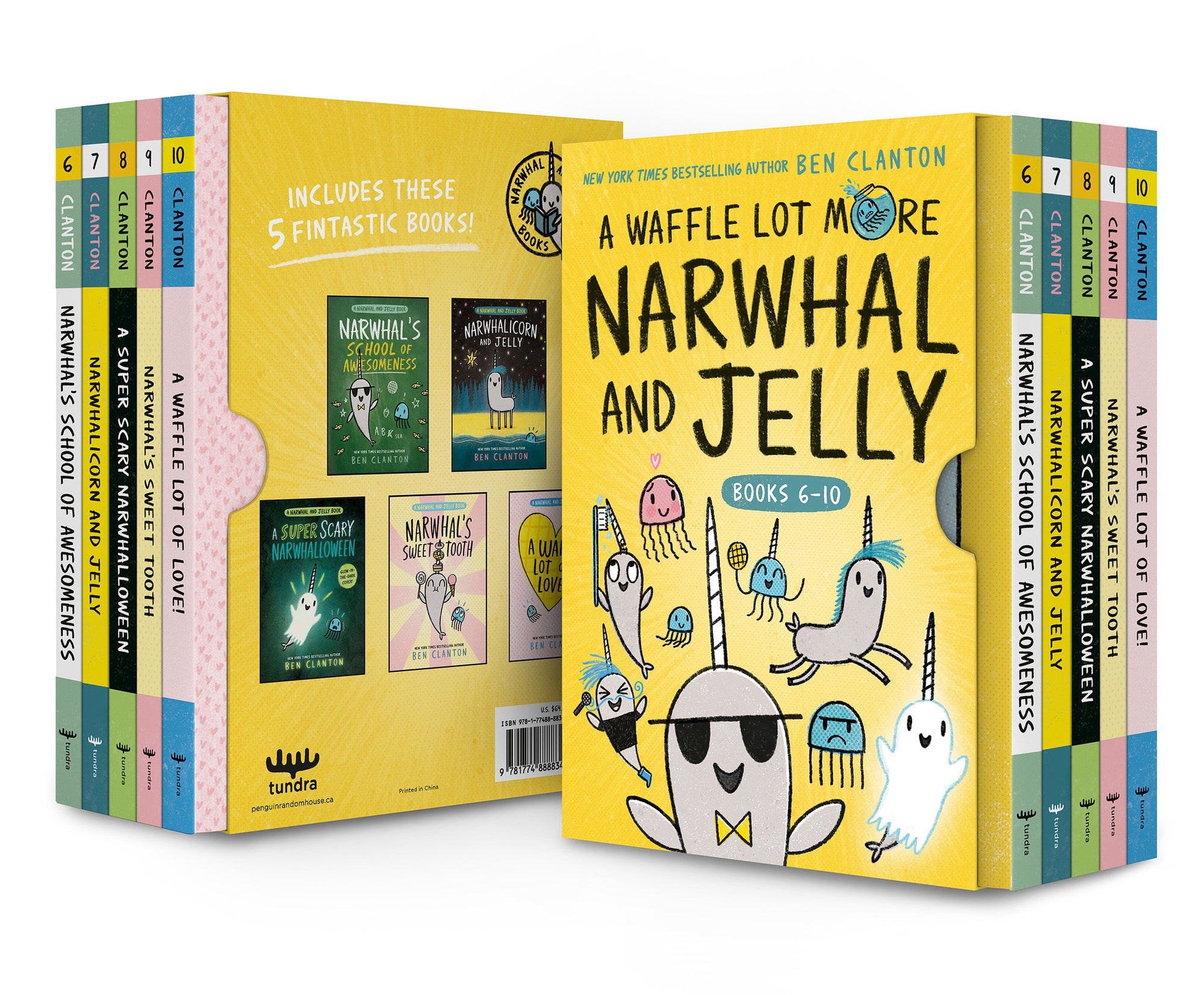 A WAFFLE LOT MORE NARWHAL AND JELLY (HARDCOVER BOOKS 6-10)