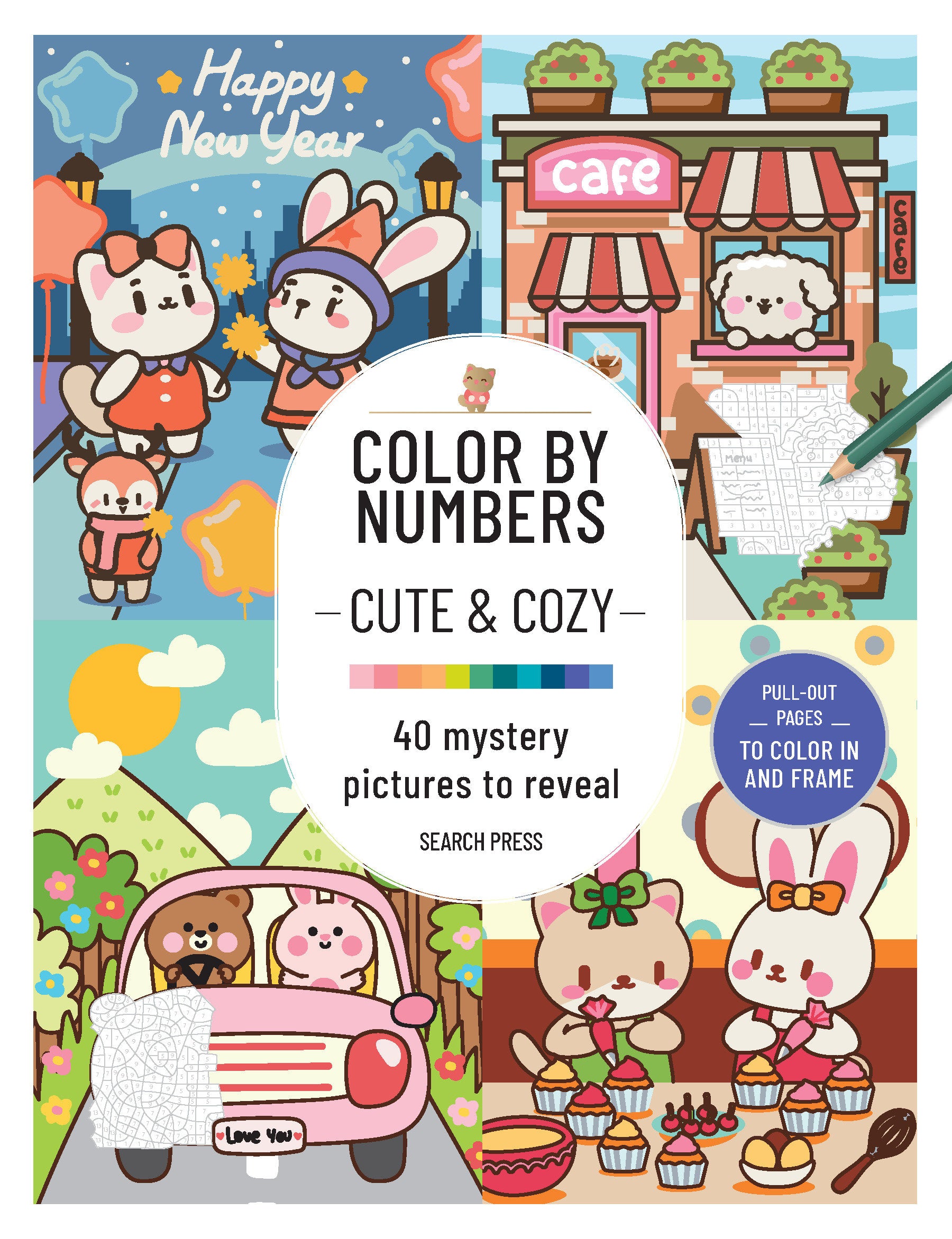 COLOR BY NUMBERS CUTE AND COZY