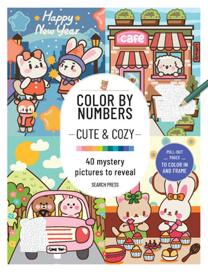 COLOR BY NUMBERS CUTE AND COZY