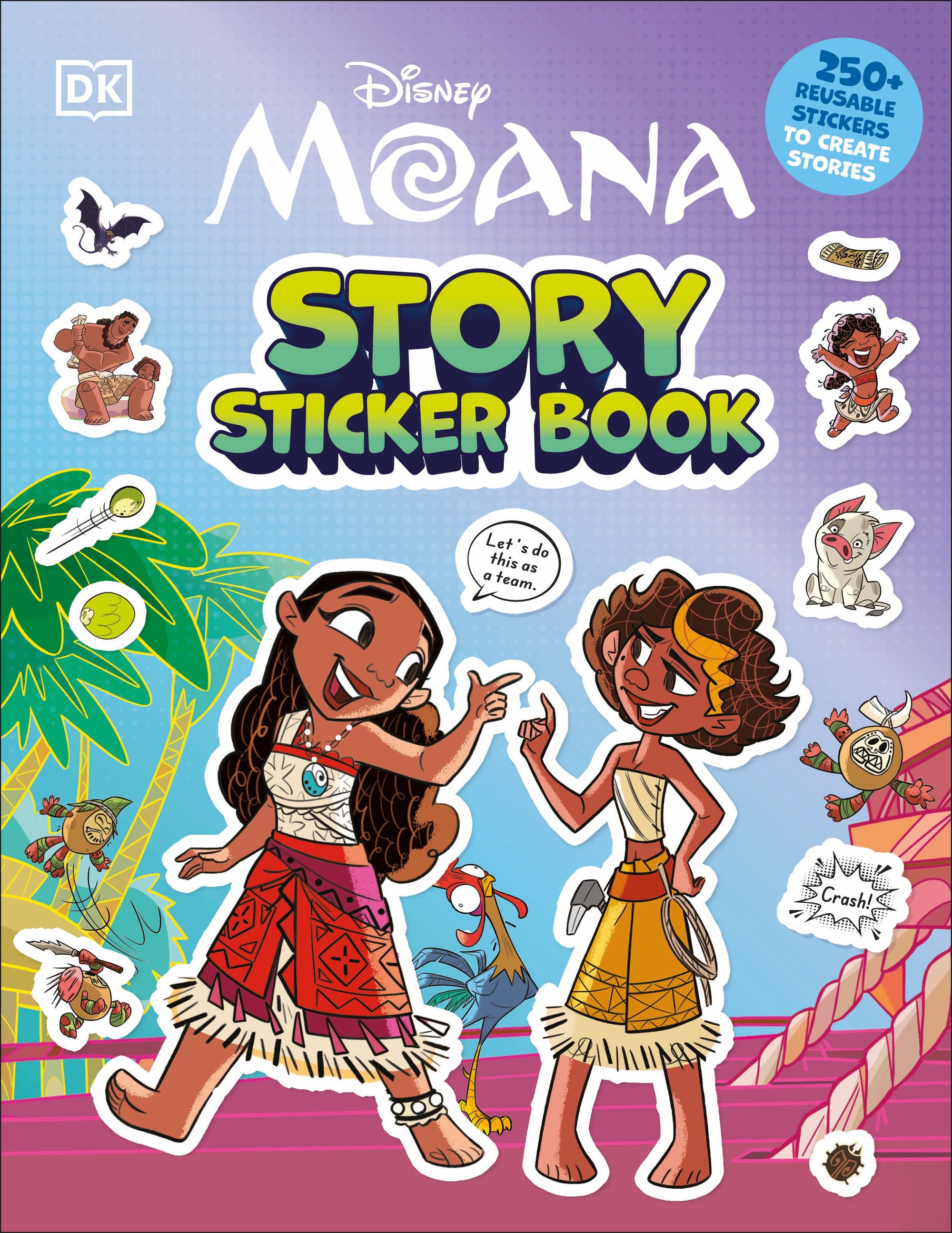 DISNEY MOANA STORY STICKER BOOK
