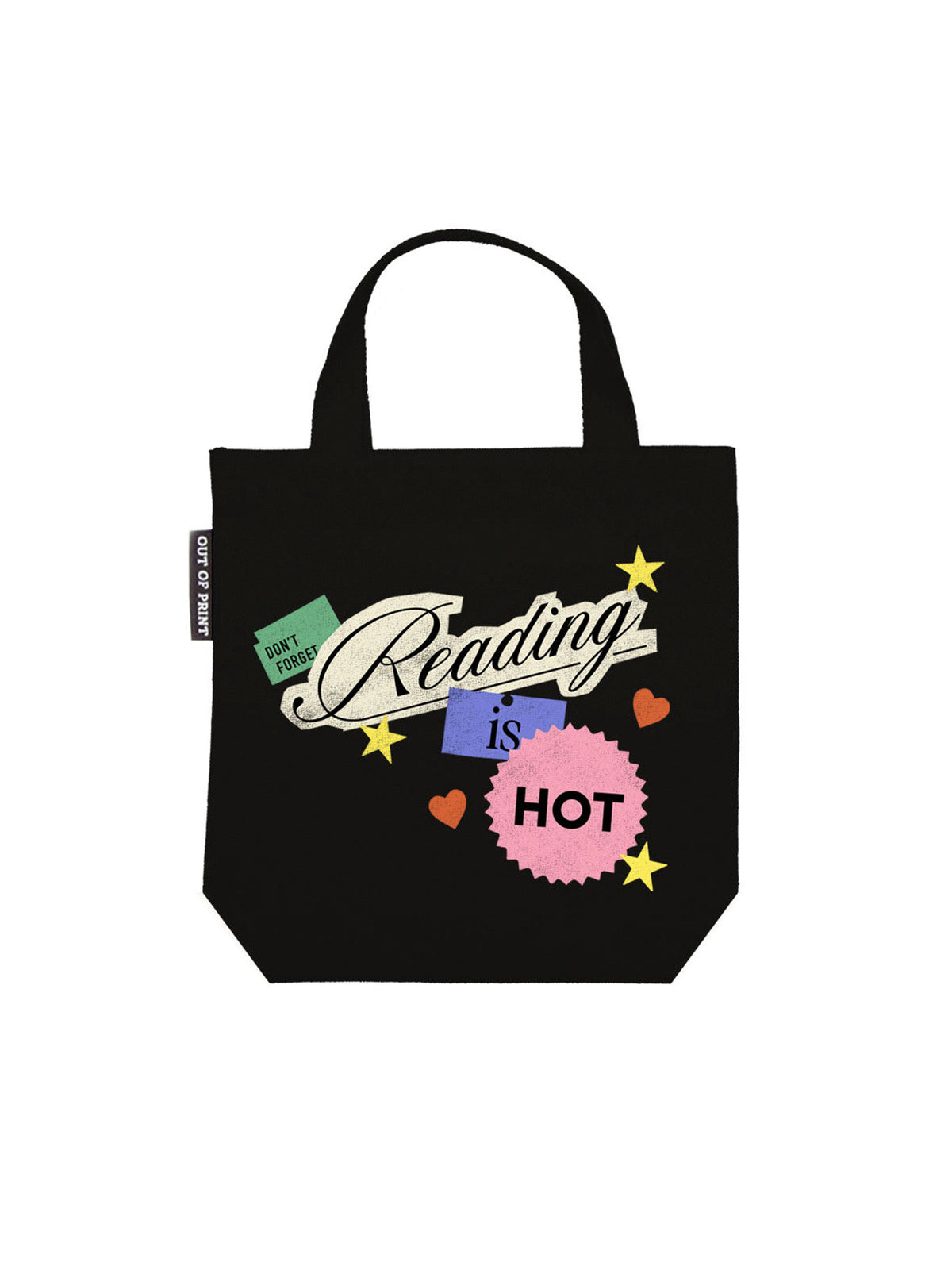 READING IS HOT MINI TOTE BAG