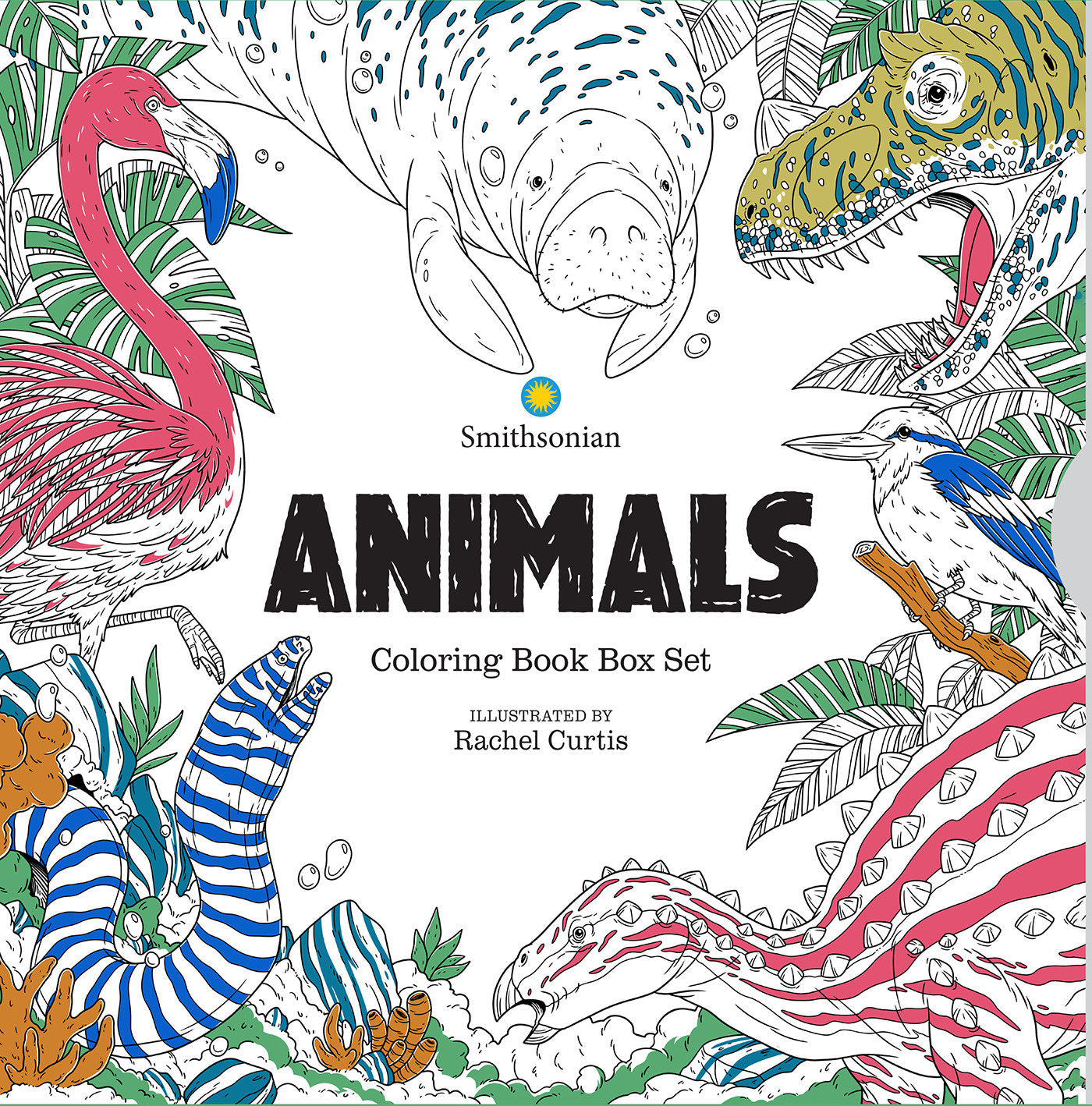 Animals: A Smithsonian Coloring Book Box Set BXTPB