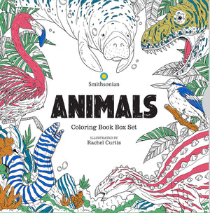 Animals: A Smithsonian Coloring Book Box Set BXTPB