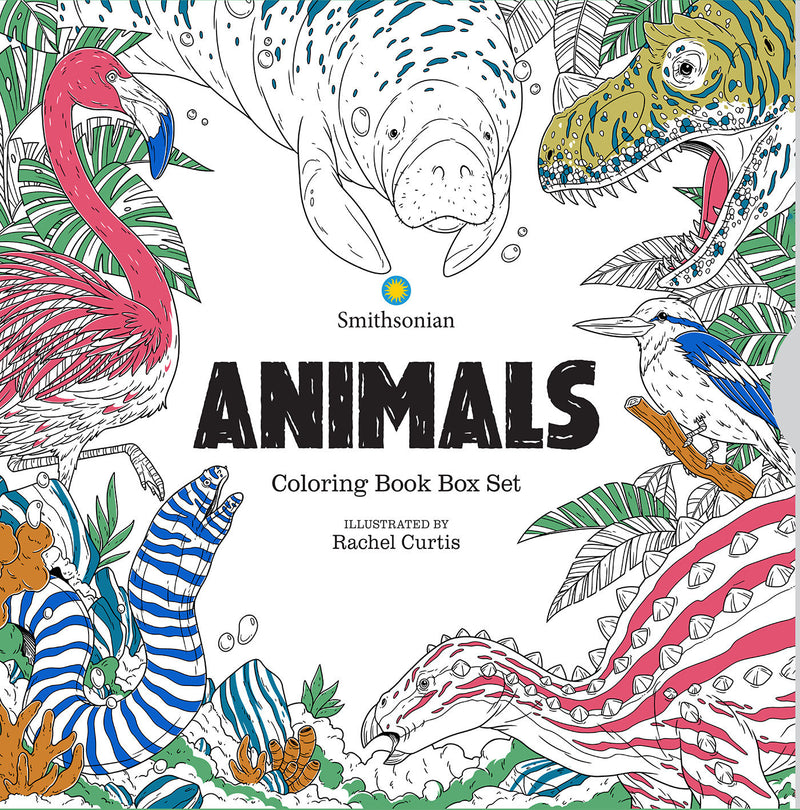 Animals: A Smithsonian Coloring Book Box Set BXTPB