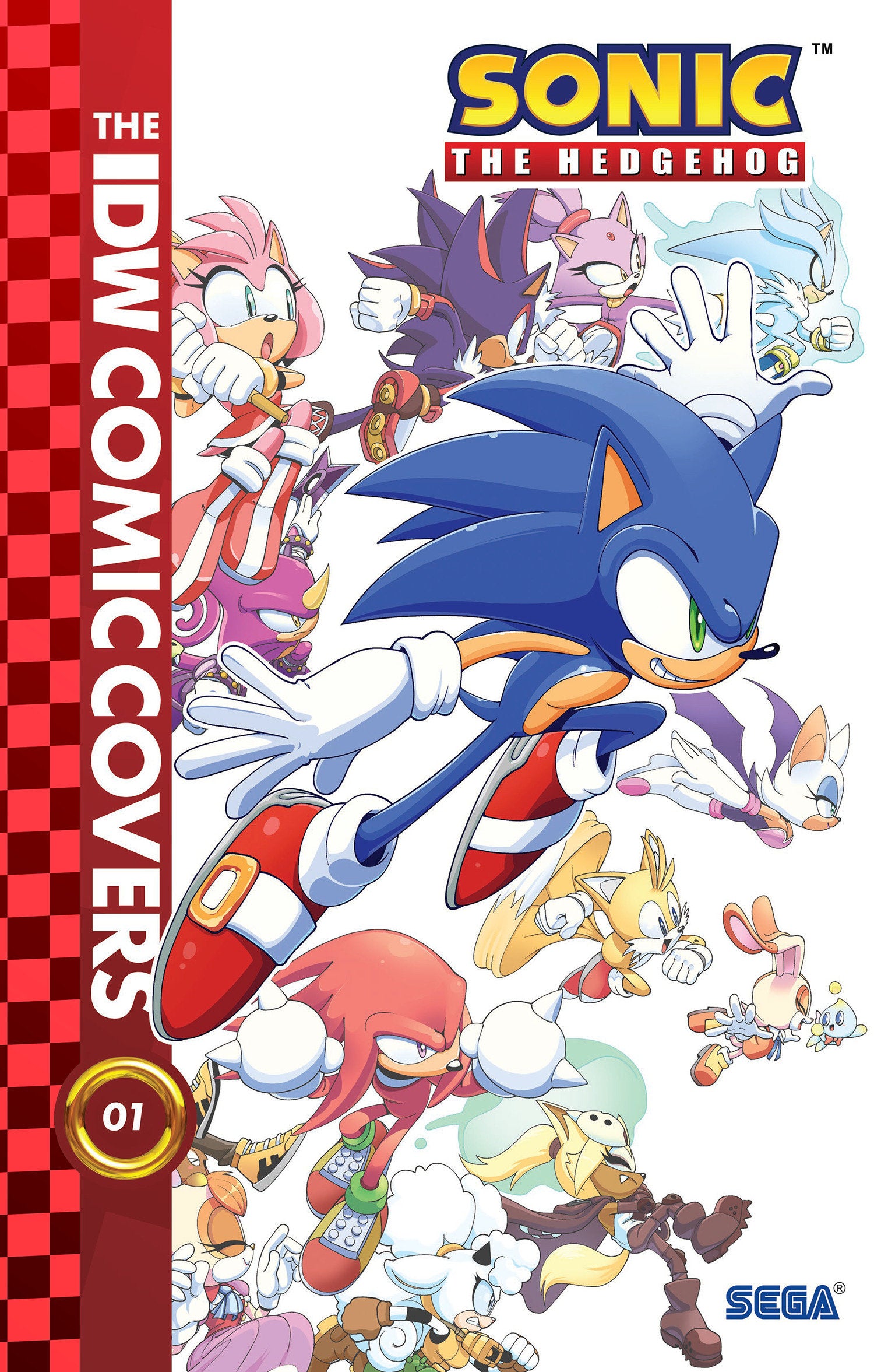 Sonic the Hedgehog: The IDW Comic Covers, Vol. 1