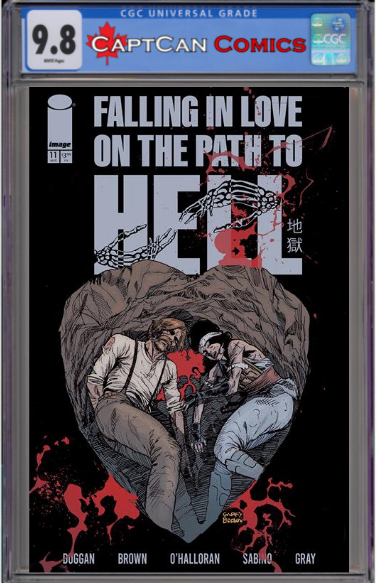 FALLING IN LOVE ON THE PATH TO HELL #11 CVR A GARRY BROWN (MR)