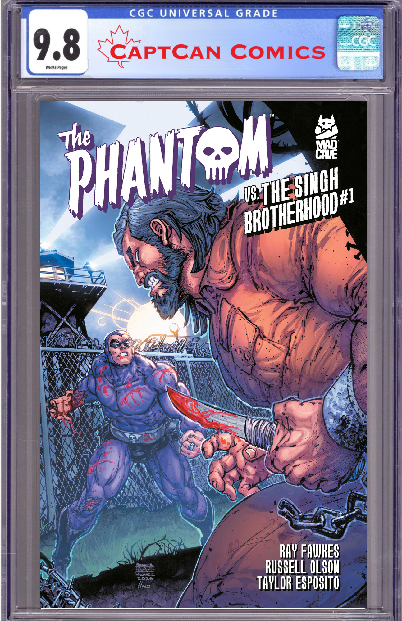 PHANTOM VS THE SINGH BROTHERHOOD (ONE-SHOT) CVR B FREDDIE WILLIAMS II ANDREW DALHOUSE VAR