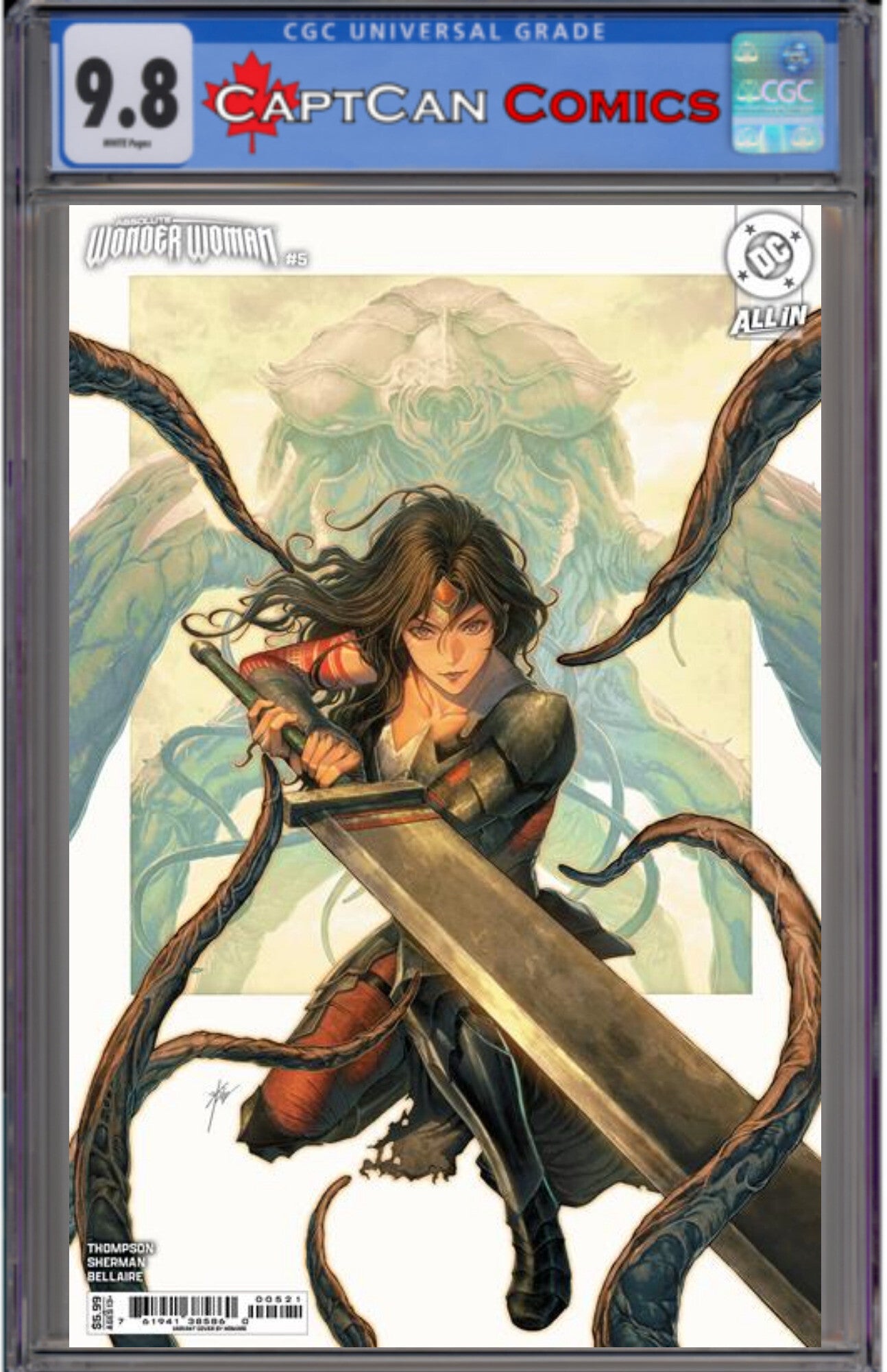 ABSOLUTE WONDER WOMAN #5 CVR B HOMARE CARD STOCK VAR