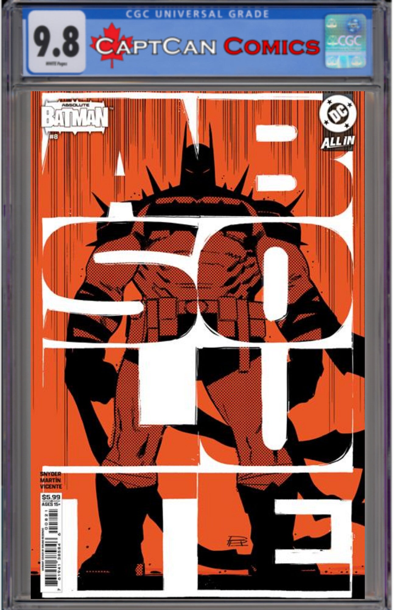 ABSOLUTE BATMAN #8 CVR B BRUNO REDONDO CARD STOCK VAR