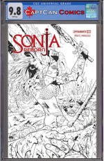 SONJA REBORN #5 CVR K GREG LAND LINE ART FOC BONUS VAR thumbnail