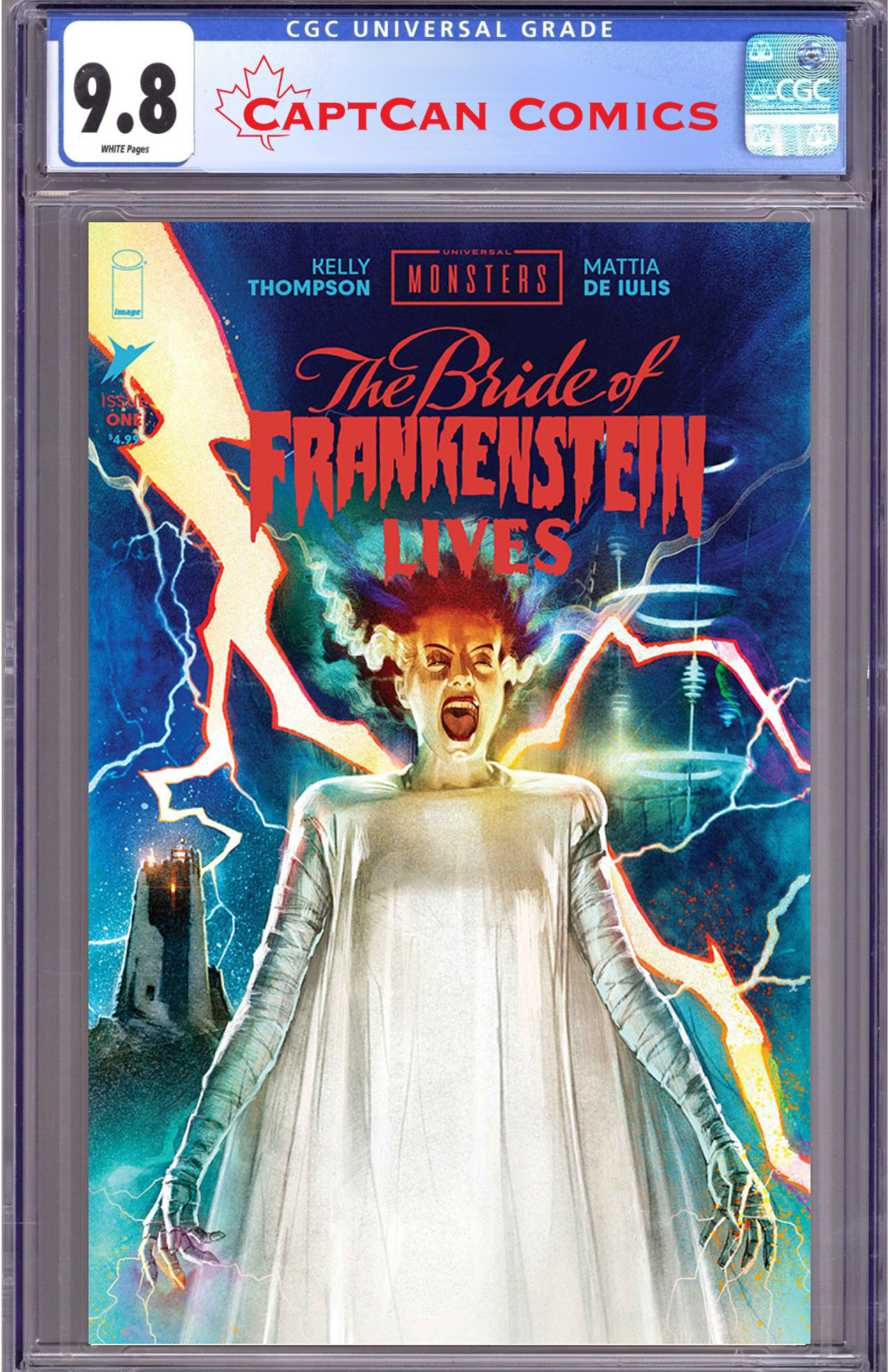 UNIVERSAL MONSTERS BRIDE OF FRANKENSTEIN LIVES #1 (OF 4) CVR B JOSHUA MIDDLETON VAR