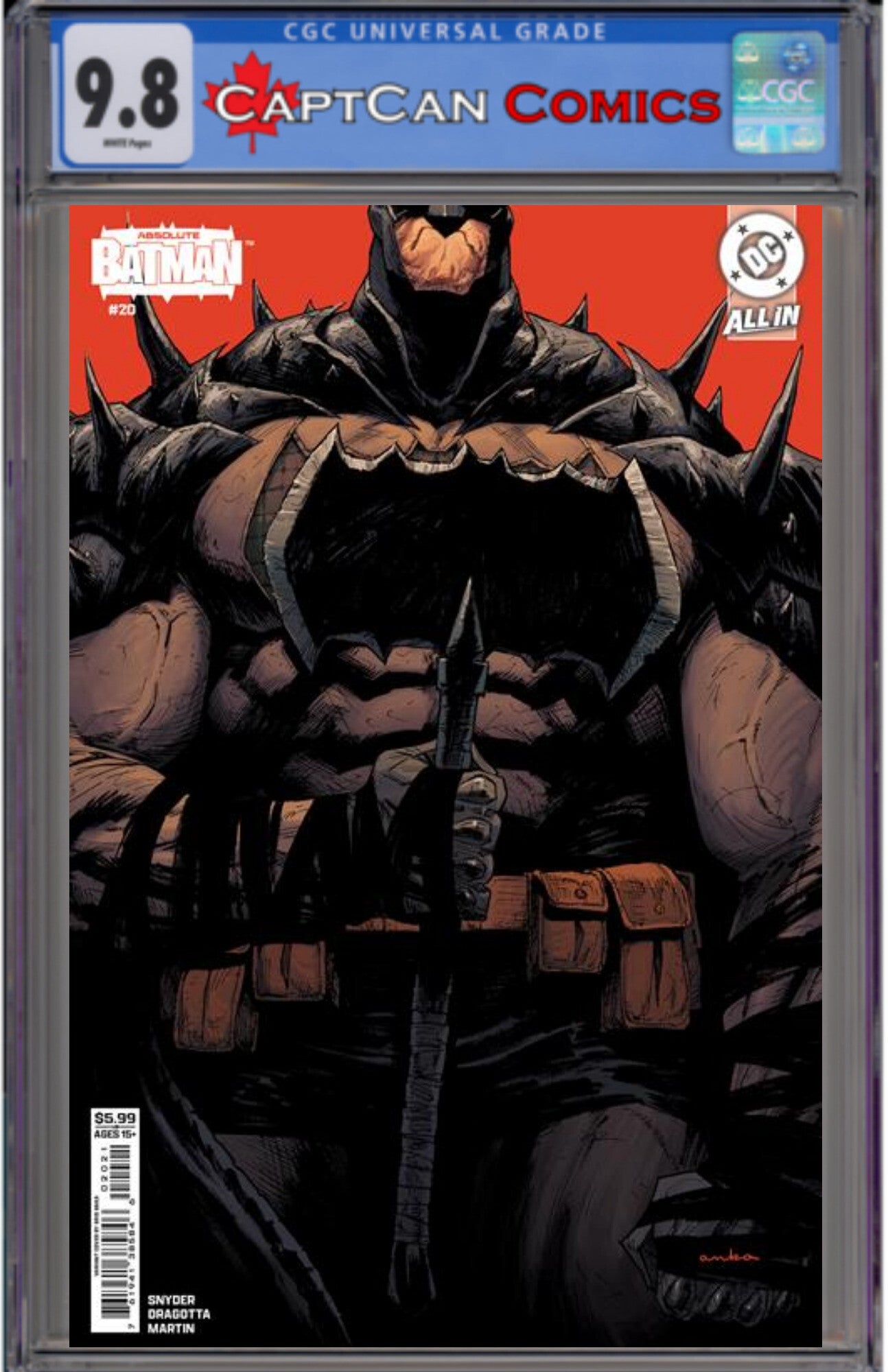 ABSOLUTE BATMAN #20 CVR B KRIS ANKA CARD STOCK VAR