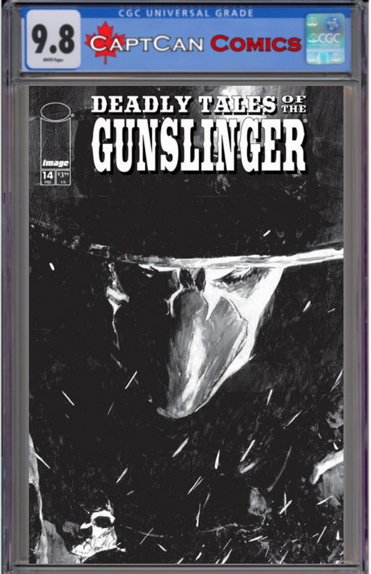 DEADLY TALES OF THE GUNSLINGER SPAWN #14 CVR B PATRIC REYNOLDS B&W VAR