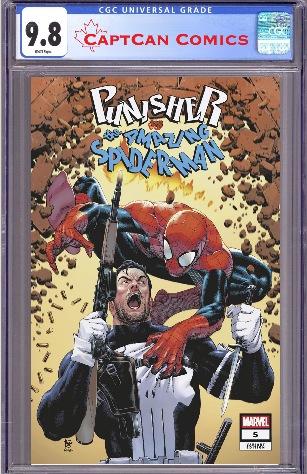 PUNISHER VS. SPIDER-MAN #5 PAULO SIQUEIRA VARIANT