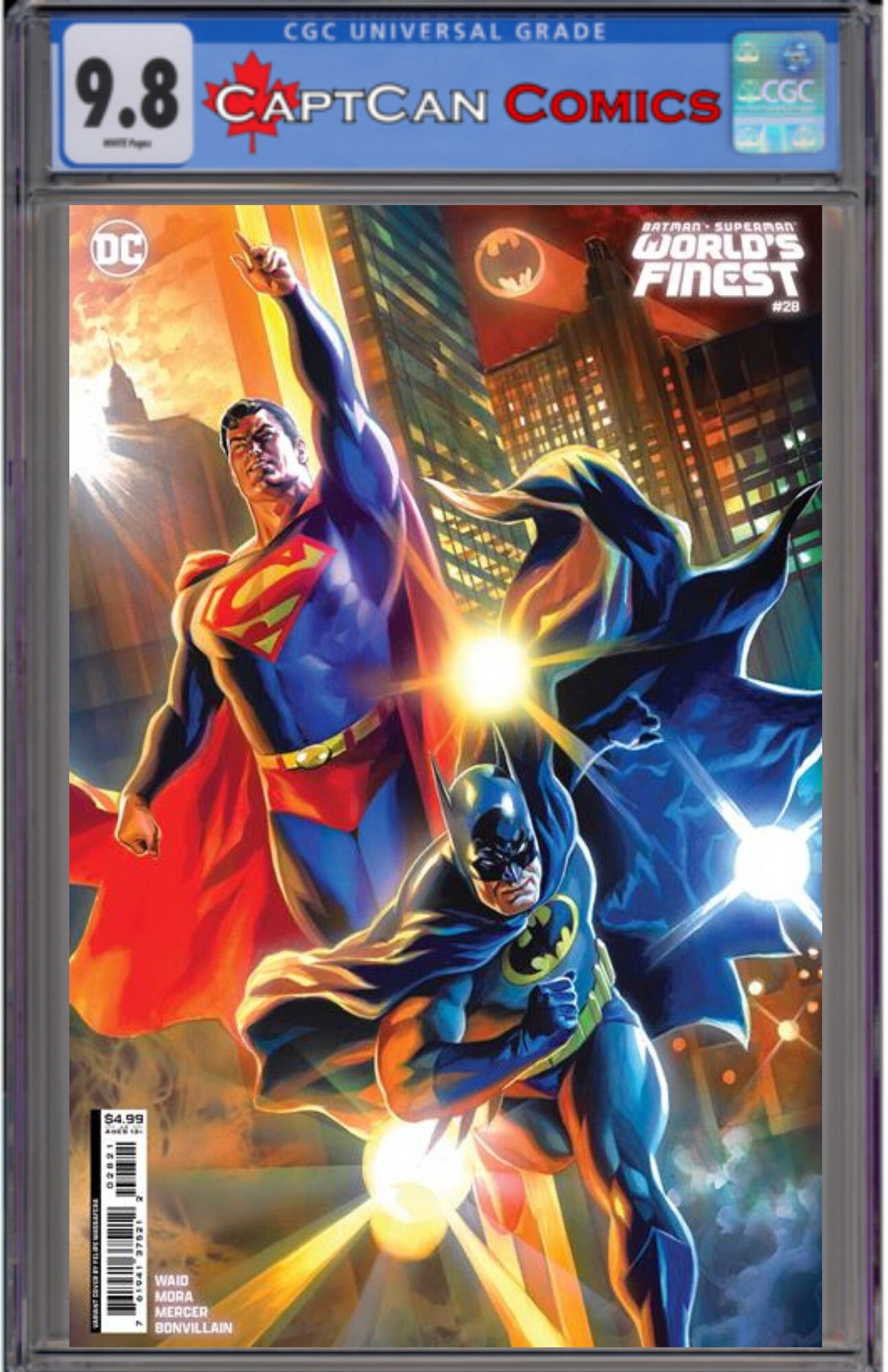 BATMAN SUPERMAN WORLDS FINEST #28 CVR C FELIPE MASSAFERA CARD STOCK VAR
