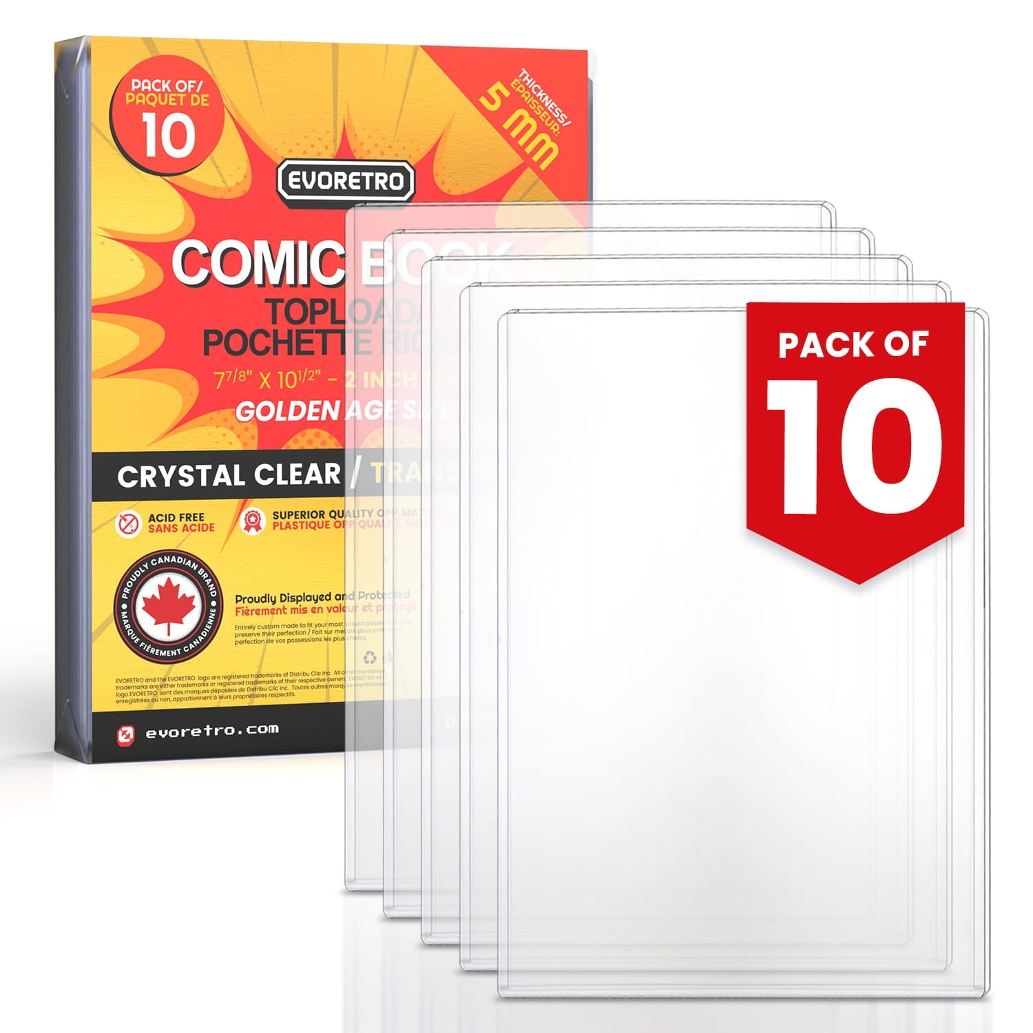 Comic Book Top Loader for Golden Age Comics