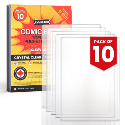 Comic Book Top Loader for Golden Age Comics