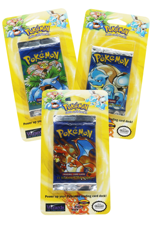 Pokemon Base Set 1St Edition Blister Set Blastoise, Venusaur, Charizard Set, Sealed (1999)