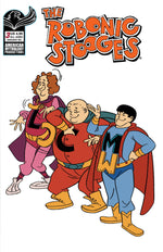 ROBONIC STOOGES FANTASTIC FOOLS #3 CVR B ANIMATION CELL VAR thumbnail