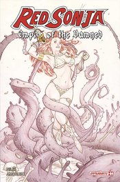 Red Sonja Empire Damned 4 Middleton Line Art Incentive Variant (2024)