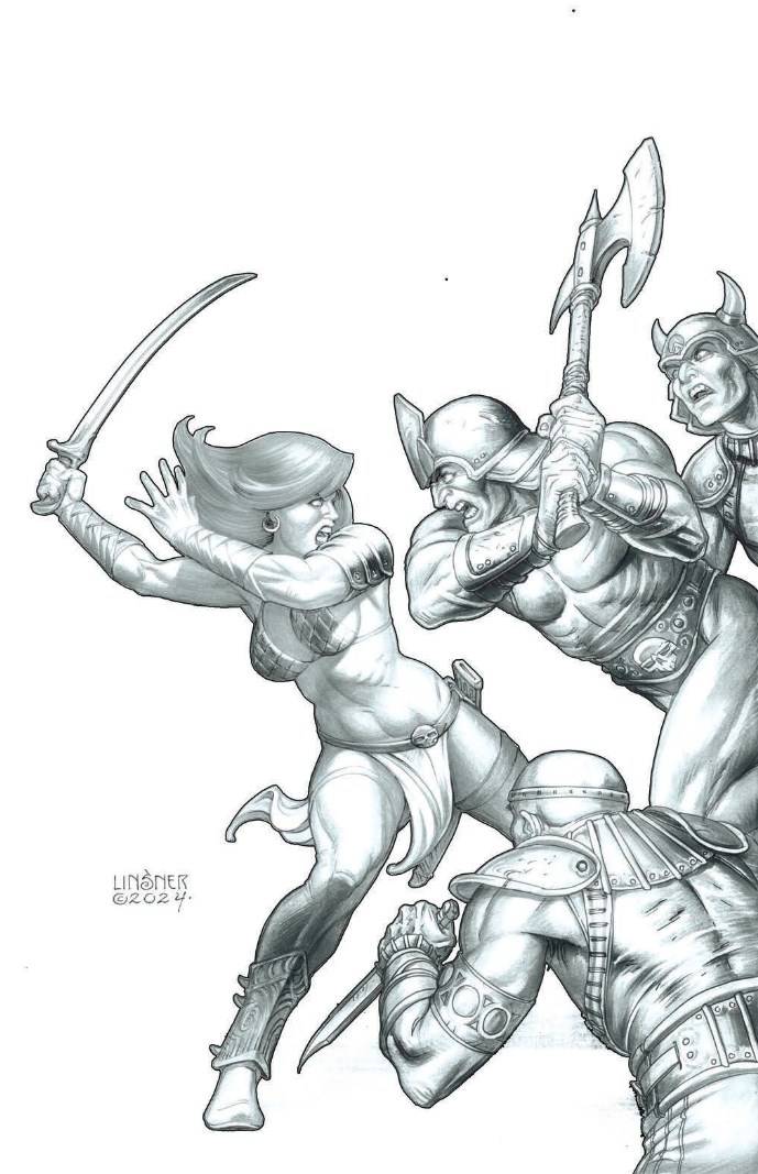 Red Sonja Empire Damned 5 Linsner Virgin Incentive Variant (2024)