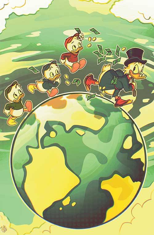 Ducktales 1 Tomaselli Foil Virgin Incentive Variant NM+ (2024)