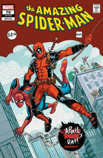 AMAZING SPIDER-MAN #70 BRENT SCHOONOVER APRIL POOLS DAY VAR thumbnail