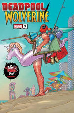 DEADPOOL WOLVERINE #3 AARON KUDER APRIL POOLS DAY VAR thumbnail