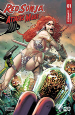 RED SONJA ATTACKS MARS #1 CVR C LAND thumbnail