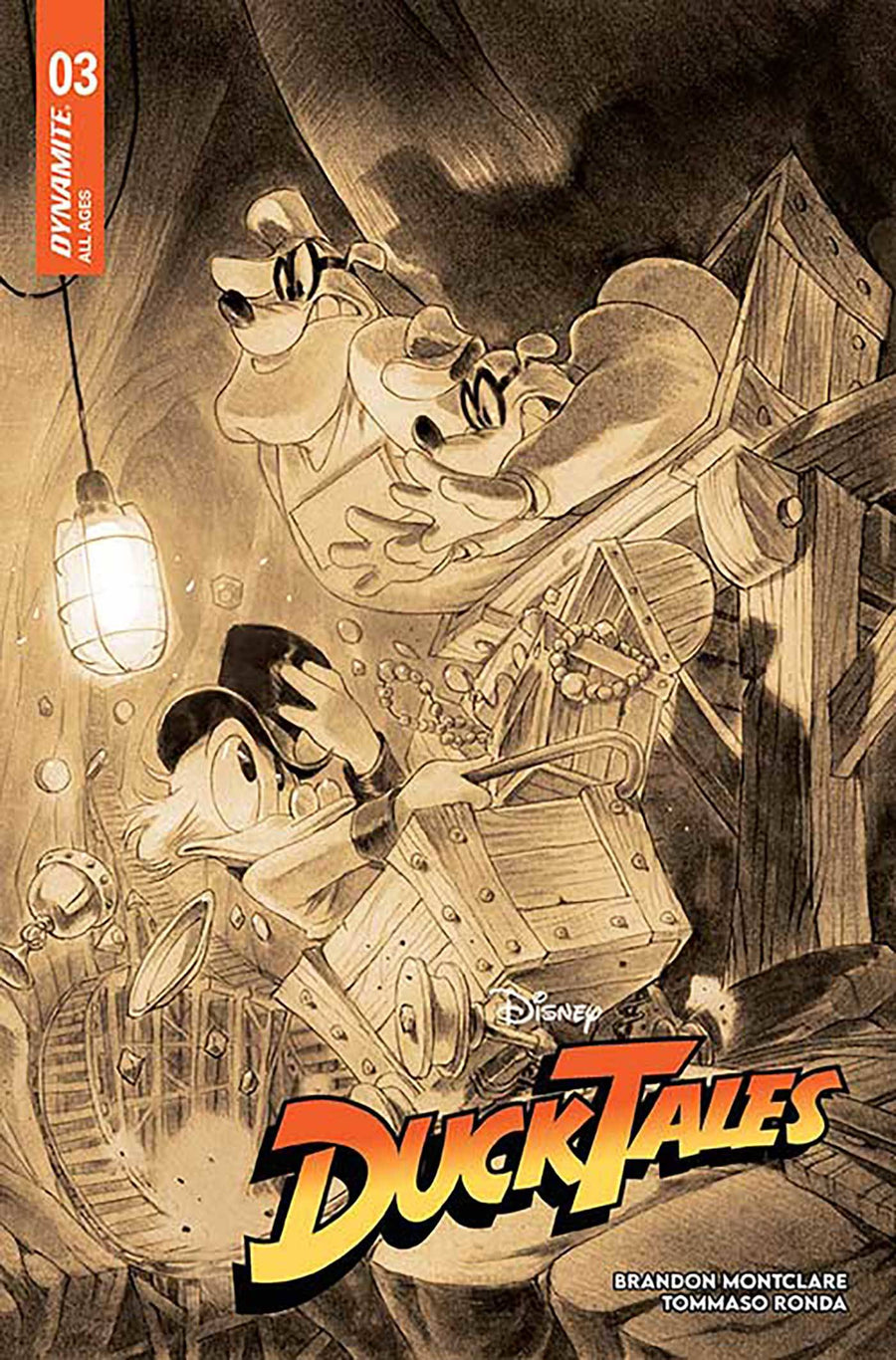 DUCKTALES #3 CVR P FOC BIGARELLA SEPIA (C: 1-0-0)