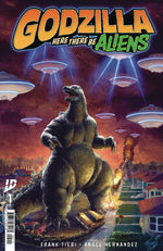 GOZILLA HERE THERE BE ALIENS #1 CVR A PE thumbnail