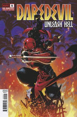 DAREDEVIL UNLEASH HELL RED BAND #5 (OF 5) TAN VAR (POLYBAG) thumbnail