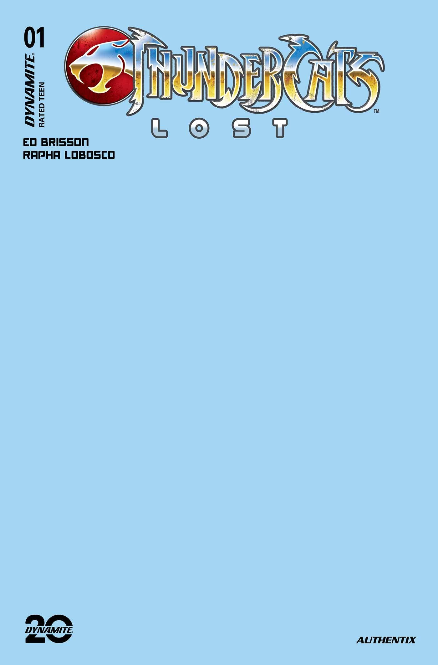 THUNDERCATS LOST #1 CVR T FOC BLUE BLANK AUTHENTIX (C: 1-0-0