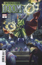 ONE WORLD UNDER DOOM #1 (OF 9) 2ND PTG BEN HARVEY VAR thumbnail