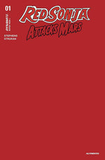 RED SONJA ATTACKS MARS #1 CVR K FOC RED BLANK AUTHENTIX thumbnail