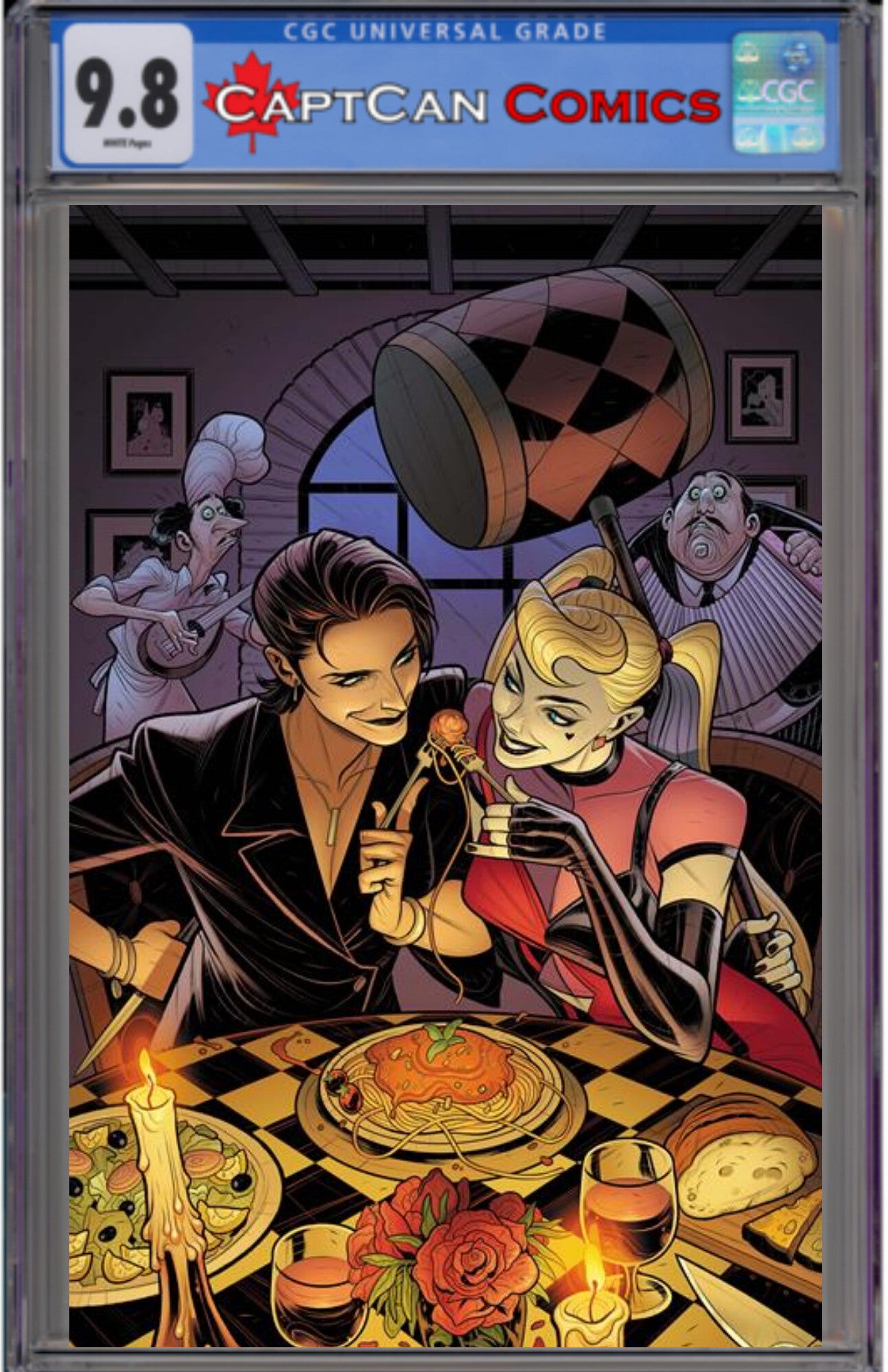 HARLEY QUINN #59 CVR D ELIZABETH TORQUE CARD STOCK VAR